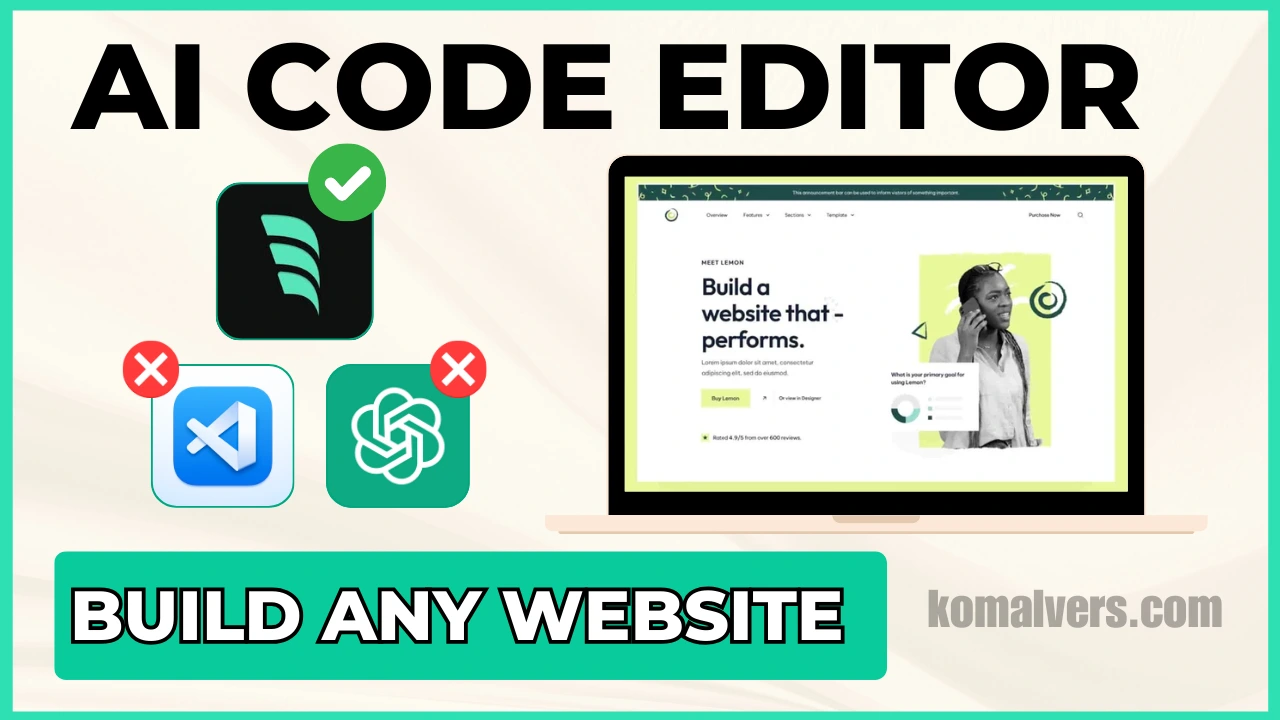 Create Any Website or Web App Instantly with AI Code Editor Zero Coding